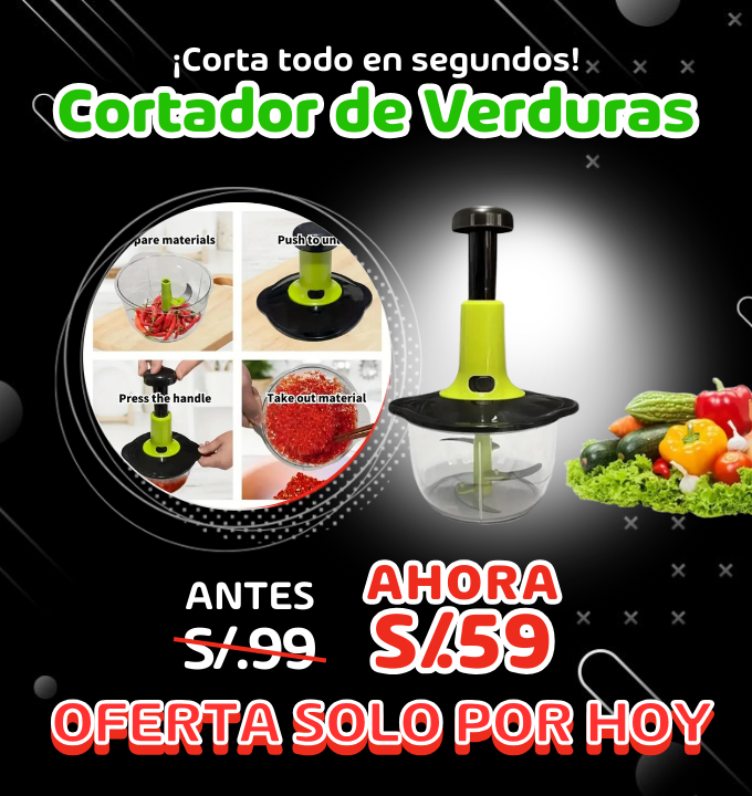 Picador de Verdura Multifuncional